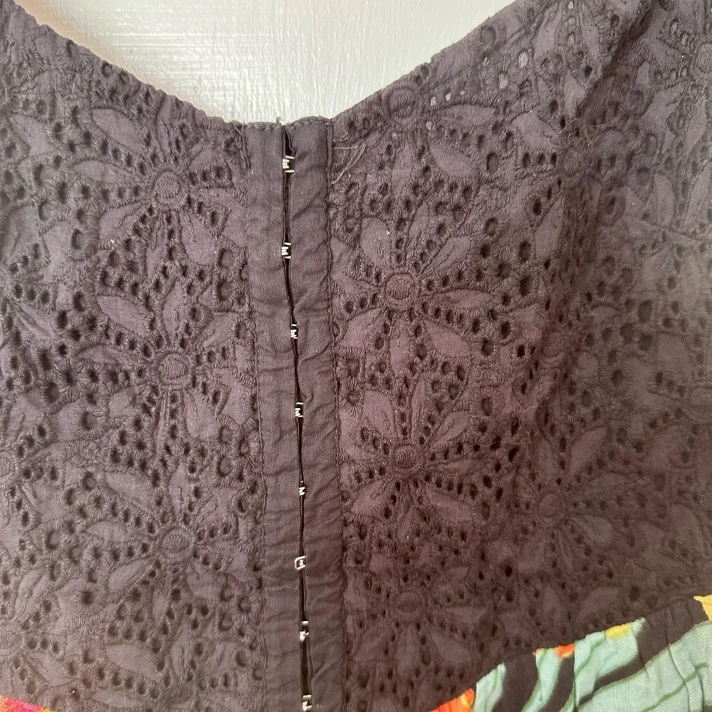 Billabong Sunny Bliss Crochet Bodice Dress - EUC - Picture 4 of 6